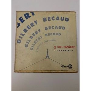 Gilbert Becaud Y Sus Canciones Volumen 3 LP Odeon LDM 8106 Argentina VG